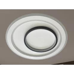   LED design mennyezeti lámpa 85W, 6800 lm, 3000K-6500K, IP20, fém-akril - J1309/W