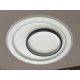LED design mennyezeti lámpa 85W, 6800 lm, 3000K-6500K, IP20, fém-akril - J1309/W