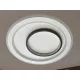 LED design mennyezeti lámpa 85W, 6800 lm, 3000K-6500K, IP20, fém-akril - J1309/W