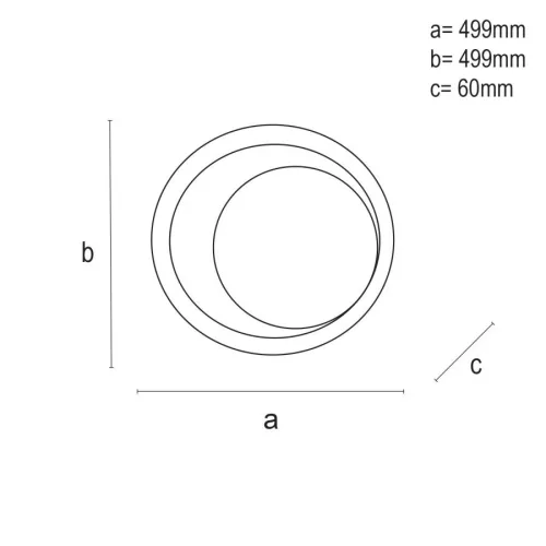 LED design mennyezeti lámpa 85W, 6800 lm, 3000K-6500K, IP20, fém-akril - J1309/W