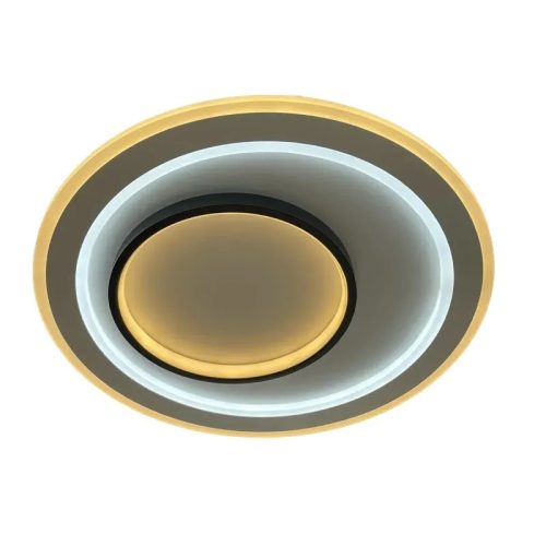 LED design mennyezeti lámpa 85W, 6800 lm, 3000K-6500K, IP20, fém-akril - J1309/W