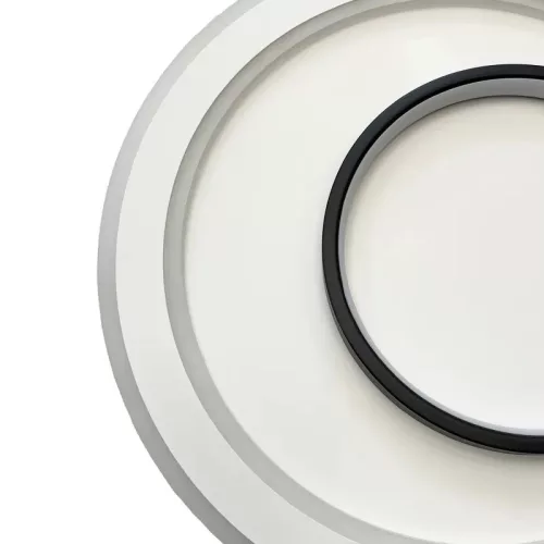 LED design mennyezeti lámpa 85W, 6800 lm, 3000K-6500K, IP20, fém-akril - J1309/W