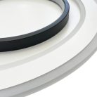 LED design mennyezeti lámpa 85W, 6800 lm, 3000K-6500K, IP20, fém-akril - J1309/W