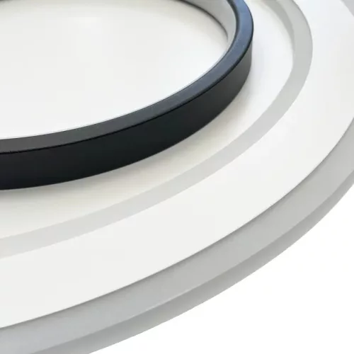 LED design mennyezeti lámpa 85W, 6800 lm, 3000K-6500K, IP20, fém-akril - J1309/W