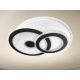 LED design mennyezeti lámpa 105W, 8700lm, 3000-6500K, Ø499mm, IP20 - J1311/WB
