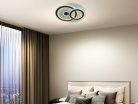 LED design mennyezeti lámpa 105W, 8700lm, 3000-6500K, Ø499mm, IP20 - J1311/WB