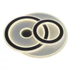 LED design mennyezeti lámpa 105W, 8700lm, 3000-6500K, Ø499mm, IP20 - J1311/WB