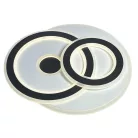 LED design mennyezeti lámpa 105W, 8700lm, 3000-6500K, Ø499mm, IP20 - J1311/WB