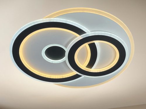 LED design mennyezeti lámpa 105W, 8700lm, 3000-6500K, Ø499mm, IP20 - J1311/WB