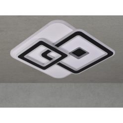   LED design mennyezeti lámpa 145W, 11800lm, 3000-6500K, 499x499mm, IP20 - J1312/WB