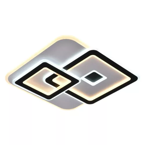 LED design mennyezeti lámpa 145W, 11800lm, 3000-6500K, 499x499mm, IP20 - J1312/WB