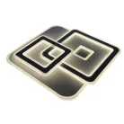 LED design mennyezeti lámpa 145W, 11800lm, 3000-6500K, 499x499mm, IP20 - J1312/WB