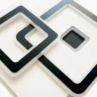 LED design mennyezeti lámpa 145W, 11800lm, 3000-6500K, 499x499mm, IP20 - J1312/WB