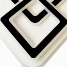 LED design mennyezeti lámpa 145W, 11800lm, 3000-6500K, 499x499mm, IP20 - J1312/WB