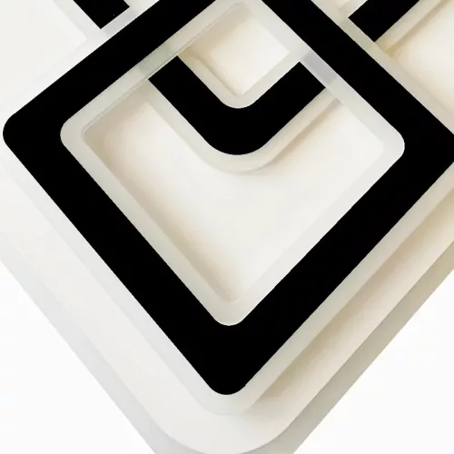 LED design mennyezeti lámpa 145W, 11800lm, 3000-6500K, 499x499mm, IP20 - J1312/WB