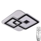 LED design mennyezeti lámpa 145W, 11800lm, 3000-6500K, 499x499mm, IP20 - J1312/WB