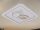 LED design mennyezeti lámpa 95W, 7600lm, 3000-6500K, 499x499mm, IP20 - J1313/W