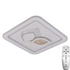 LED design mennyezeti lámpa 95W, 7600lm, 3000-6500K, 499x499mm, IP20 - J1313/W