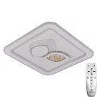LED design mennyezeti lámpa 95W, 7600lm, 3000-6500K, 499x499mm, IP20 - J1313/W