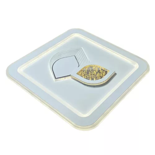 LED design mennyezeti lámpa 95W, 7600lm, 3000-6500K, 499x499mm, IP20 - J1313/W