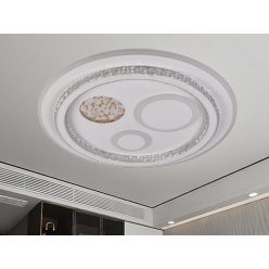   LED design mennyezeti lámpa 110W, 8900lm, 3000-6500K, Ø499mm, IP20 - J1314/W
