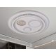 LED design mennyezeti lámpa 110W, 8900lm, 3000-6500K, Ø499mm, IP20 - J1314/W