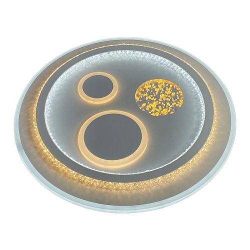 LED design mennyezeti lámpa 110W, 8900lm, 3000-6500K, Ø499mm, IP20 - J1314/W