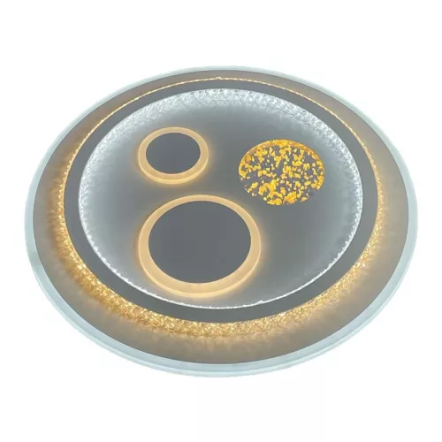 LED design mennyezeti lámpa 110W, 8900lm, 3000-6500K, Ø499mm, IP20 - J1314/W