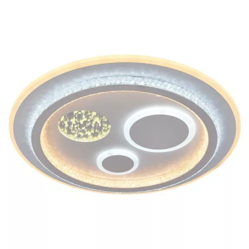 LED design mennyezeti lámpa 110W, 8900lm, 3000-6500K, Ø499mm, IP20 - J1314/W