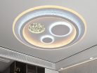 LED design mennyezeti lámpa 110W, 8900lm, 3000-6500K, Ø499mm, IP20 - J1314/W
