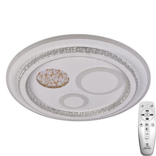 LED design mennyezeti lámpa 110W, 8900lm, 3000-6500K, Ø499mm, IP20 - J1314/W