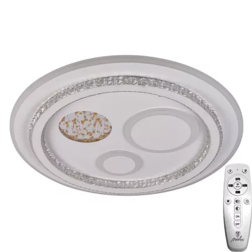 LED design mennyezeti lámpa 110W, 8900lm, 3000-6500K, Ø499mm, IP20 - J1314/W