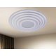 LED design mennyezeti lámpa 140W, 11200lm, 3000-6500K, Ø499mm, IP20 - J1316/W