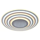 LED design mennyezeti lámpa 140W, 11200lm, 3000-6500K, Ø499mm, IP20 - J1316/W