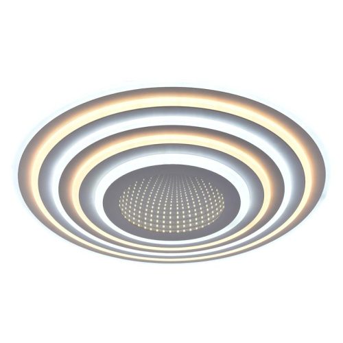 LED design mennyezeti lámpa 140W, 11200lm, 3000-6500K, Ø499mm, IP20 - J1316/W
