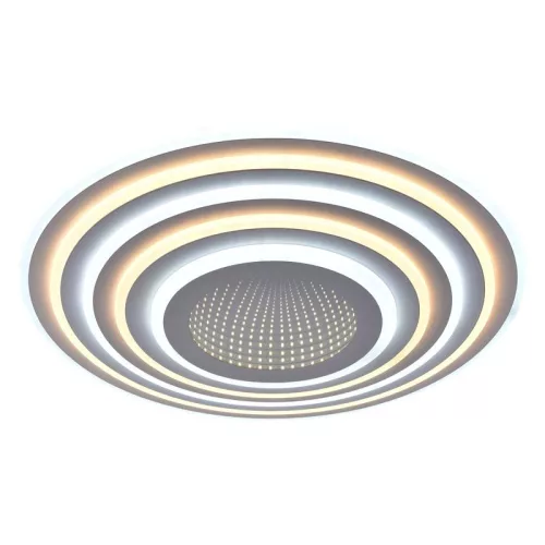 LED design mennyezeti lámpa 140W, 11200lm, 3000-6500K, Ø499mm, IP20 - J1316/W