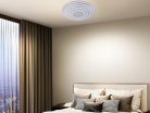 LED design mennyezeti lámpa 140W, 11200lm, 3000-6500K, Ø499mm, IP20 - J1316/W