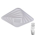 LED design mennyezeti lámpa 150W, 12300lm, 3000-6500K, 499x499mm, IP20 - J1317/W