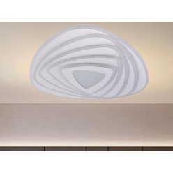   LED design mennyezeti lámpa 130W, 10400lm, 3000-6500K, 499x499mm, IP20 - J1318/W