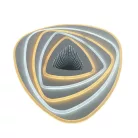 LED design mennyezeti lámpa 130W, 10400lm, 3000-6500K, 499x499mm, IP20 - J1318/W