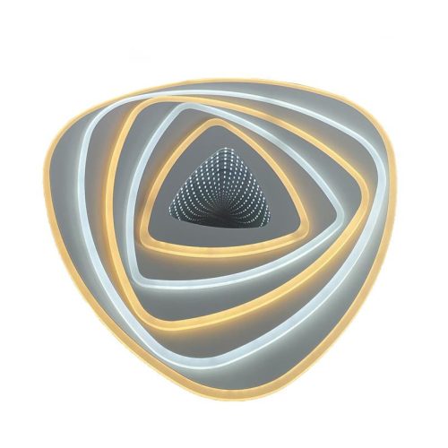 LED design mennyezeti lámpa 130W, 10400lm, 3000-6500K, 499x499mm, IP20 - J1318/W