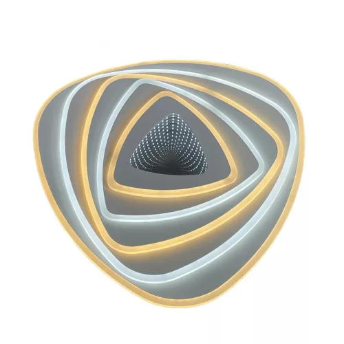 LED design mennyezeti lámpa 130W, 10400lm, 3000-6500K, 499x499mm, IP20 - J1318/W