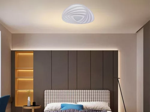 LED design mennyezeti lámpa 130W, 10400lm, 3000-6500K, 499x499mm, IP20 - J1318/W