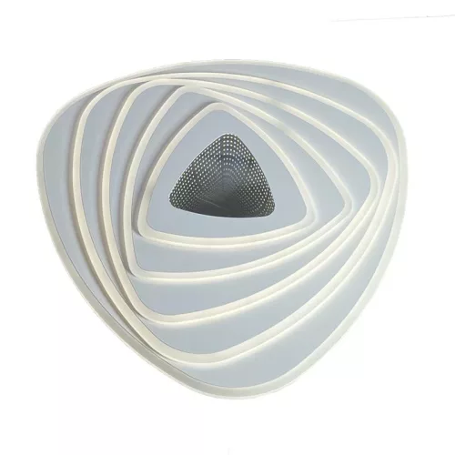 LED design mennyezeti lámpa 130W, 10400lm, 3000-6500K, 499x499mm, IP20 - J1318/W