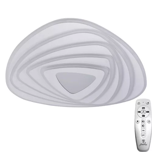 LED design mennyezeti lámpa 130W, 10400lm, 3000-6500K, 499x499mm, IP20 - J1318/W
