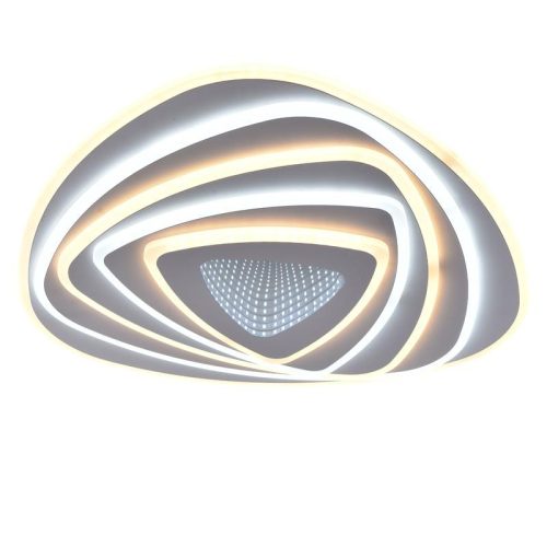 LED design mennyezeti lámpa 130W, 10400lm, 3000-6500K, 499x499mm, IP20 - J1318/W