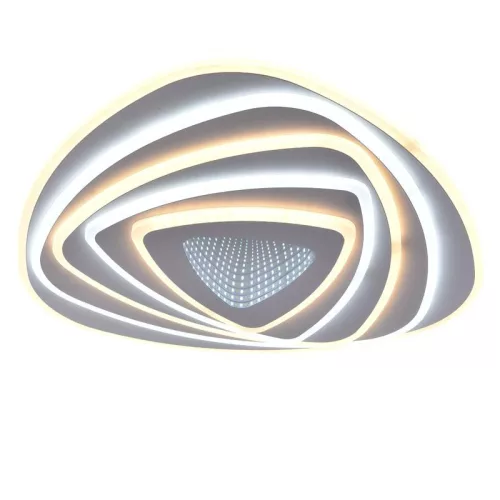 LED design mennyezeti lámpa 130W, 10400lm, 3000-6500K, 499x499mm, IP20 - J1318/W