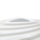 LED design mennyezeti lámpa 130W, 10400lm, 3000-6500K, 499x499mm, IP20 - J1318/W