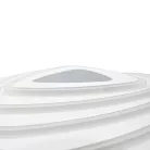 LED design mennyezeti lámpa 130W, 10400lm, 3000-6500K, 499x499mm, IP20 - J1318/W