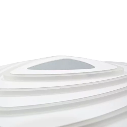 LED design mennyezeti lámpa 130W, 10400lm, 3000-6500K, 499x499mm, IP20 - J1318/W